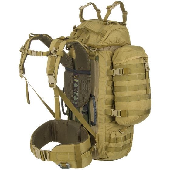 Mochila Wisport Raccoon 65 l en Coyote