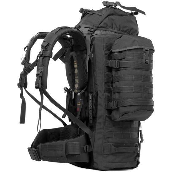 Mochila Wisport Wildcat 65 l en negro