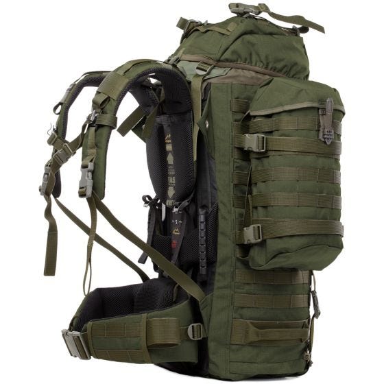 Mochila Wisport Wildcat 65 l en Olive Green