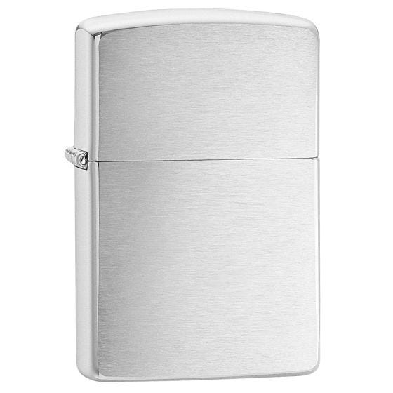 Mechero de cromo cepillado Zippo Regular