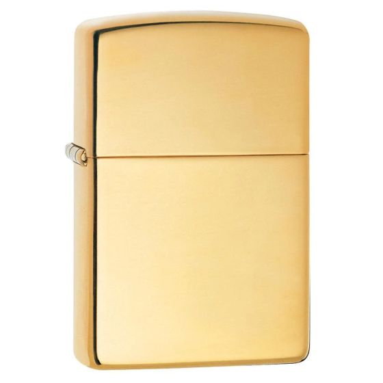 Mechero de latón muy pulido Zippo