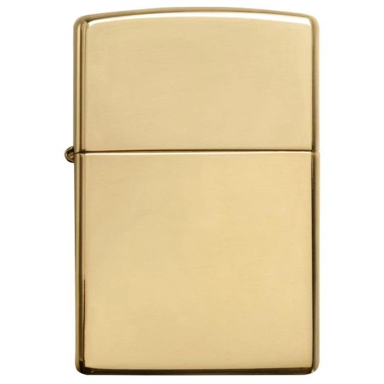 Mechero de latón muy pulido Zippo